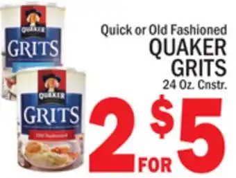 C Town QUAKER GRITS offer