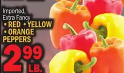 C Town RED, YELLOW or ORANGE PEPPERS offer