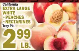 C Town EXTRA LARGE WHITE • PEACHES • NECTARINES offer