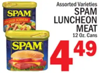 C Town SPAM LUNCHEON MEAT offer