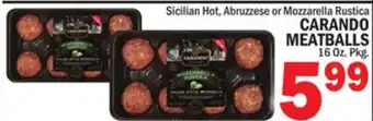 C Town CARANDO MEATBALLS offer