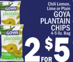 C Town GOYA PLANTAIN CHIPS offer