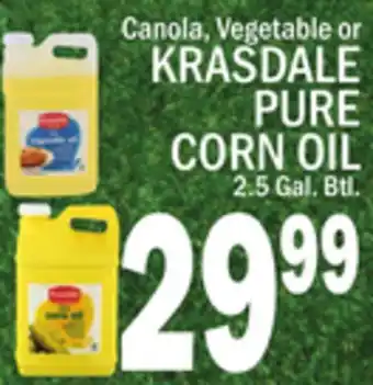 C Town KRASDALE PURE CORN OIL offer
