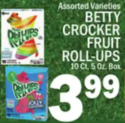 C Town BETTY CROCKER FRUIT ROLL-UPS offer