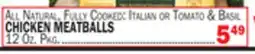 C Town CHICKEN MEATBALLS offer