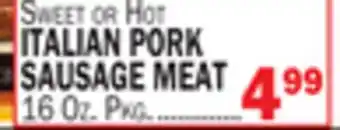 C Town ITALIAN PORK SAUSAGE MEAT offer