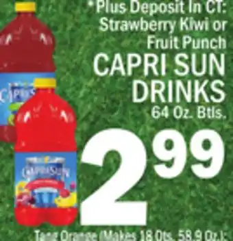 C Town CAPRI SUN DRINKS offer