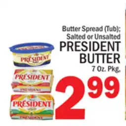 C Town PRESIDENT BUTTER offer
