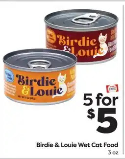 Weis Markets Birdie & Louie Wet Cat Food offer