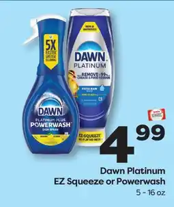 Weis Markets Dawn Platinum EZ Squeeze or Powerwash offer