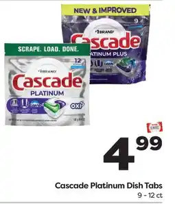Weis Markets Cascade Platinum Dish Tabs offer