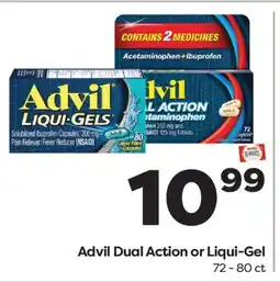 Weis Markets Advil Dual Action or Liqui-Gel offer