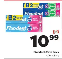 Weis Markets Fixodent Twin Pack offer
