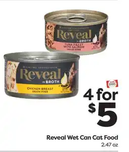 Weis Markets Reveal Wet Can Cat Food offer