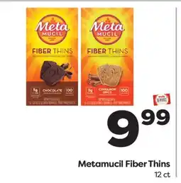 Weis Markets Metamucil Fiber Thins offer