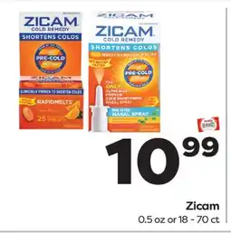 Weis Markets Zicam offer