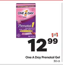 Weis Markets One A Day Prenatal Gel offer