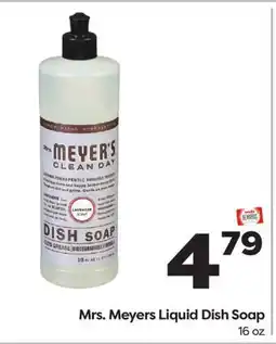 Weis Markets Mrs. Meyers Liquid Dish Soap offer