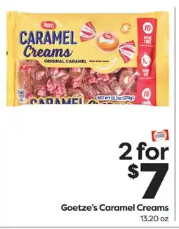 Weis Markets Goetze's Caramel Creams offer