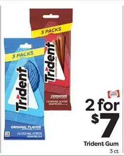 Weis Markets Trident Gum offer