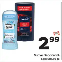 Weis Markets Suave Deodorant offer