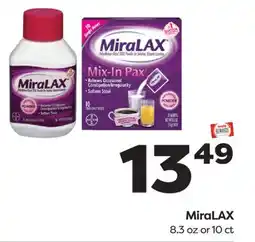 Weis Markets MiraLAX offer