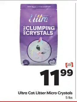 Weis Markets Ultra Cat Litter Micro Crystals offer