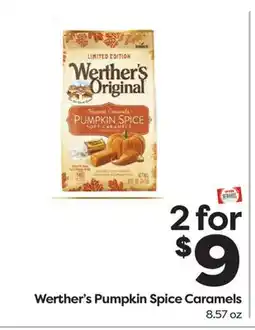 Weis Markets Werther's Pumpkin Spice Caramels offer