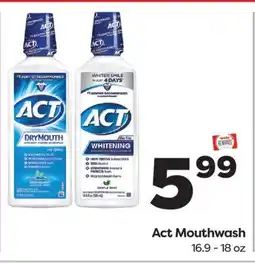 Weis Markets Act Mouthwash offer