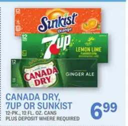 Kings Food Markets CANADA DRY, 7UP OR SUNKIST offer