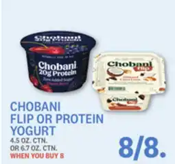 Kings Food Markets CHOBANI FLIP OR PROTEIN YOGURT offer