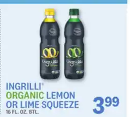 Kings Food Markets INGRILLI ORGANIC LEMON OR LIME SQUEEZE offer