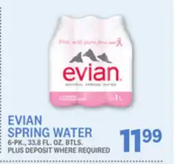 Kings Food Markets EVIAN SPRING WATER offer