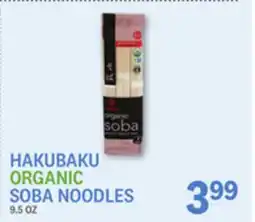 Kings Food Markets HAKUBAKU ORGANIC SOBA NOODLES offer