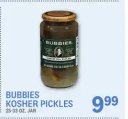 Kings Food Markets BUBBIES KOSHER PICKLES offer