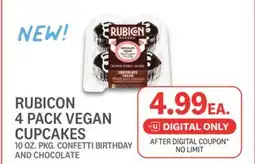 Kings Food Markets RUBICON 4 PACK VEGAN CUPCAKES offer