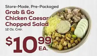 DeCicco & Sons Store-Made, Pre-Packaged Grab & Go Chicken Caesar Chopped Salad offer