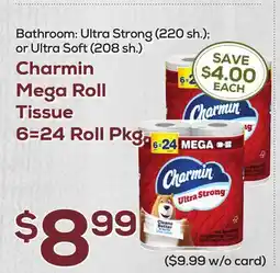 DeCicco & Sons Charmin Mega Roll Tissue offer