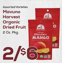 DeCicco & Sons Mavuno Harvest Organic Dried Fruit offer