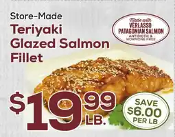 DeCicco & Sons Store-Made Teriyaki Glazed Salmon Fillet offer