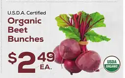 DeCicco & Sons Organic Beet Bunches offer