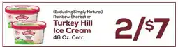 DeCicco & Sons Rainbow Sherbet or Turkey Hill Ice Cream offer
