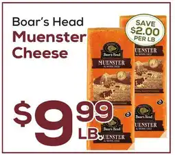 DeCicco & Sons Boar's Head Muenster Cheese offer