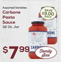 DeCicco & Sons Carbone Pasta Sauce offer