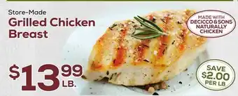 DeCicco & Sons Grilled Chicken Breast offer