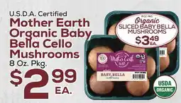DeCicco & Sons Mother Earth Organic Baby Bella Cello Mushrooms offer