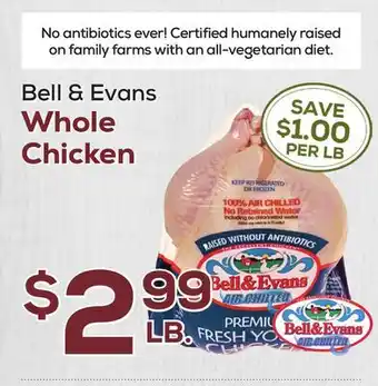 DeCicco & Sons Bell & Evans Whole Chicken offer
