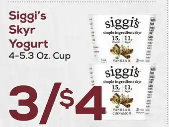 DeCicco & Sons Siggi's Skyr Yogurt offer
