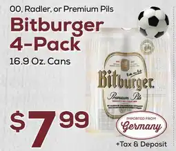 DeCicco & Sons Bitburger 4-Pack offer