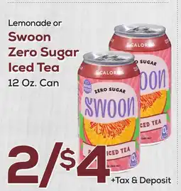 DeCicco & Sons Lemonade or Swoon Zero Sugar Iced Tea offer